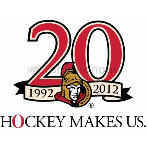 Ottawa Senators T-shirts Iron On Transfers N279 - Click Image to Close